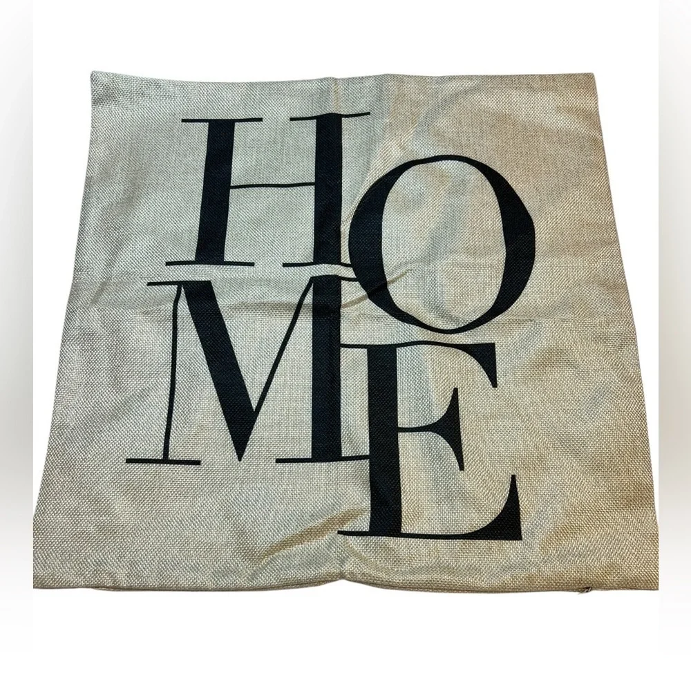 Set of 4 pillow covers - Home, Love, Be our Guest & Stay Awhile